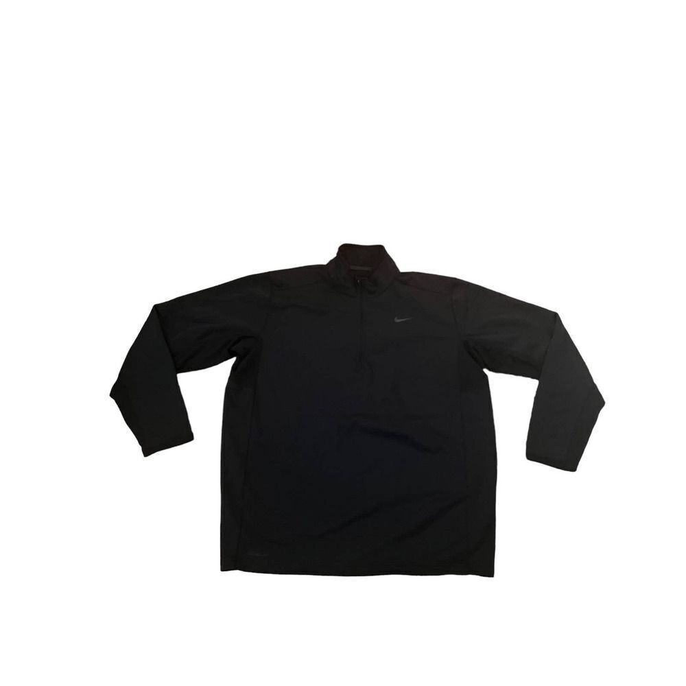 Nike Therma-Fit Black Mens 2XL 1/4 Zip Fleece in good condition.